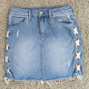 Denim Mini Skirt